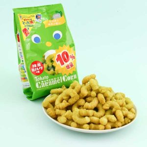 Tohato Karamell Mais großes Paket – Matcha grüner Tee