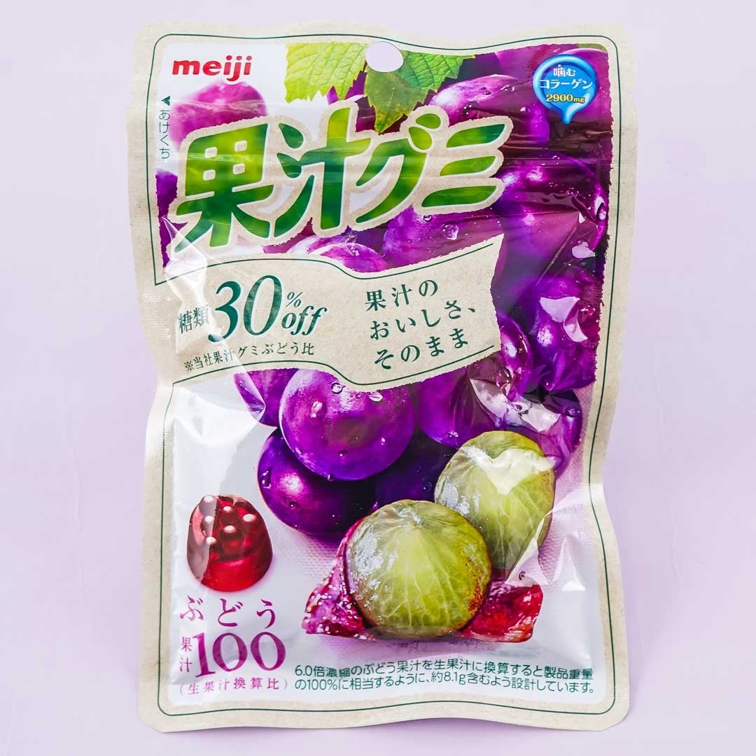 Meiji Kajyu Fruchtgummis – Traube