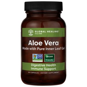 Global Healing – Aloe FuzionTM Aloe Vera Nahrungsergänzungsmittel, 60ct