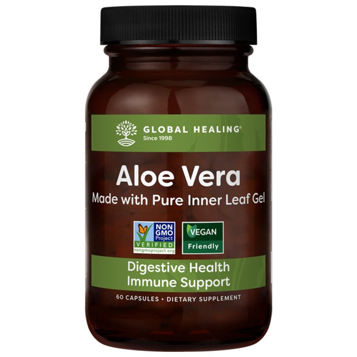 Global Healing – Aloe FuzionTM Aloe Vera Nahrungsergänzungsmittel, 60ct