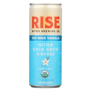 Rise Nitro Kalter Kaffee – Vanille Hafer Milch Latte, 7 oz