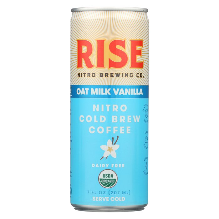 Rise Nitro Cold Brew Kaffee – Vanille Hafer Milch Latte, 7 fl oz