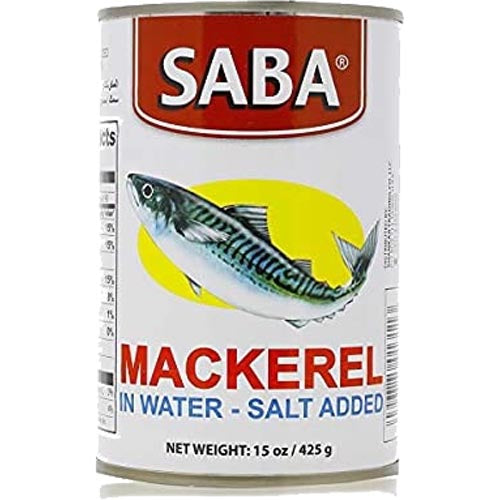 Saba – Makrele im Wasser- Salz hinzugefügt – 425 G