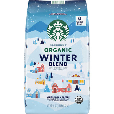 Starbucks Bio-Wintermischung ganze Kaffeebohnen, 40 oz