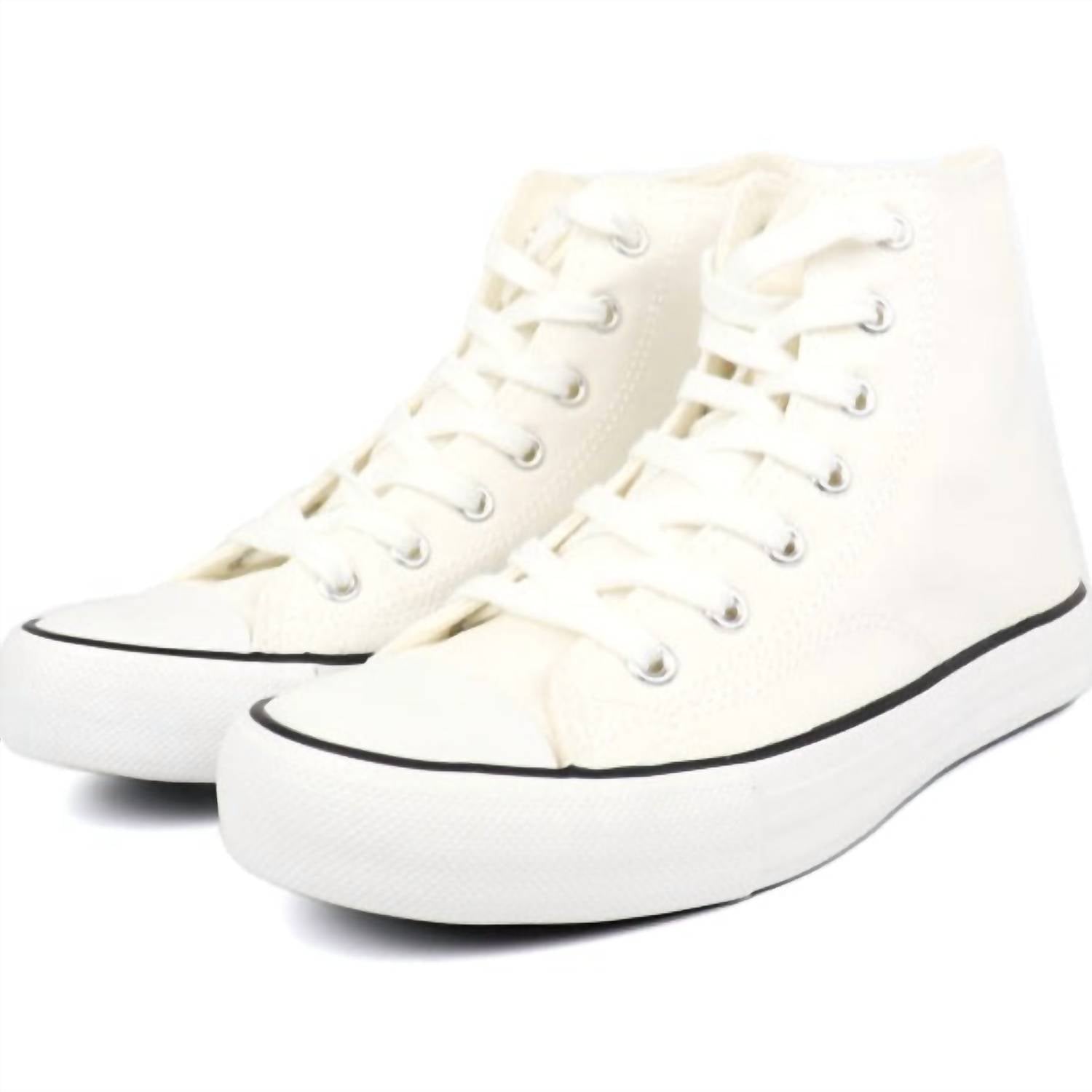 Damen Star 24 Hi-Top Sneaker in Weiß