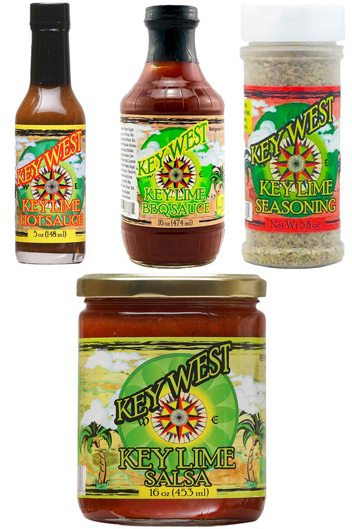 Key West Key Limette Komplettes Geschenkset, 5 Unzen, 2/16 Unzen, 5,8 Unzen