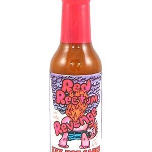 rotes Rektum Rache scharfe Sauce