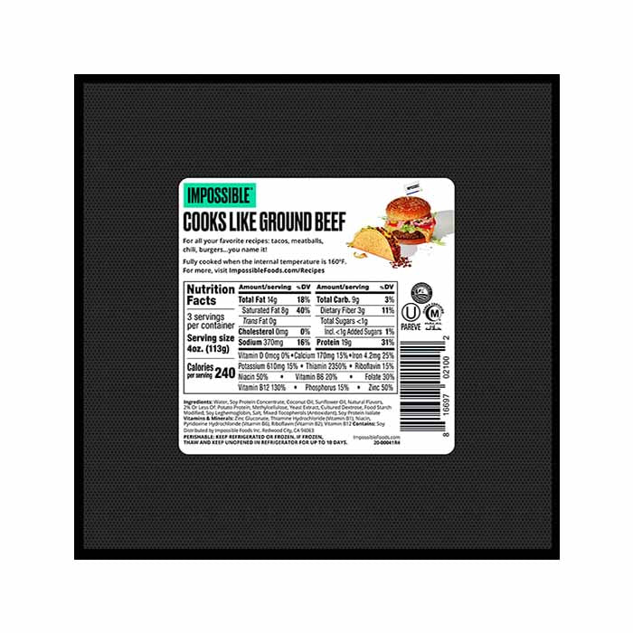 Unmöglich – Hackfleisch, 12oz