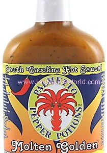 Palmetto Pfeffertränke geschmolzene goldene scharfe Sauce, 5,7 Unzen.