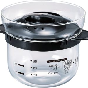 Hario, Reiskocher mit Mikrowelle, für kleine Portionen, xrcn-2-b