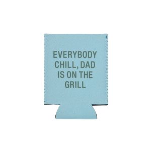 Everybody Chill Dad is on the Grill Koozie – About Gesichtsdesigns, einschl.