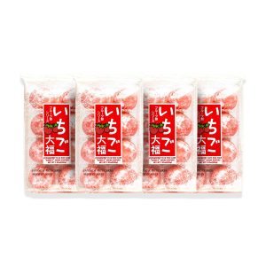 Kubota Daifuku Mochi: Erdbeere (4 Packungen)