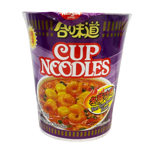 Nissin Cup Nudeln tom yum Meeresfrüchte Geschmack