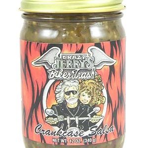 Verrückte Jerry, Kurbelgehäuse Biker Müll Salsa, . – 12oz