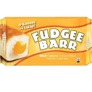 Rebisco – Fudgee Bar Milchkruste Sahne gefüllt Vanille Kuchenriegel – 10 Packungen – 42 g