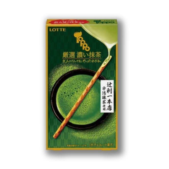 Toppo gefüllte Keks Sticks – Reichhaltiger Matcha Grüntee