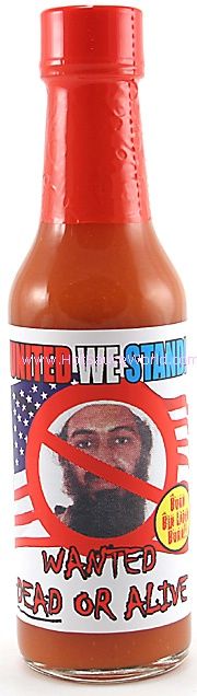 Bin Laden Wanted Dead or Alive scharfe Sauce. – 5oz