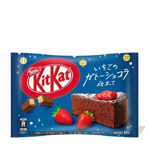 Japanese Kit Kat: Erdbeer-Schokoladekuchen