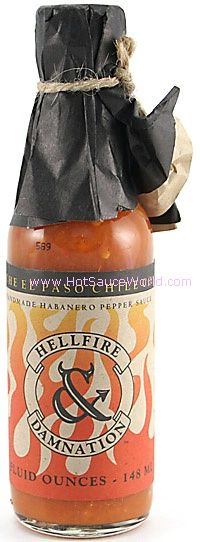 Hellfire & Damnation Chilisauce, 5oz