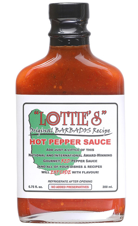 Lottie's Original Barbados Rot Hot Pfeffer Sauce, 6,75 oz