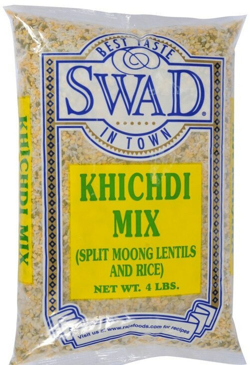 Swad Khichdi Mischung (Split Moong Linsen und Reis) 4 lbs