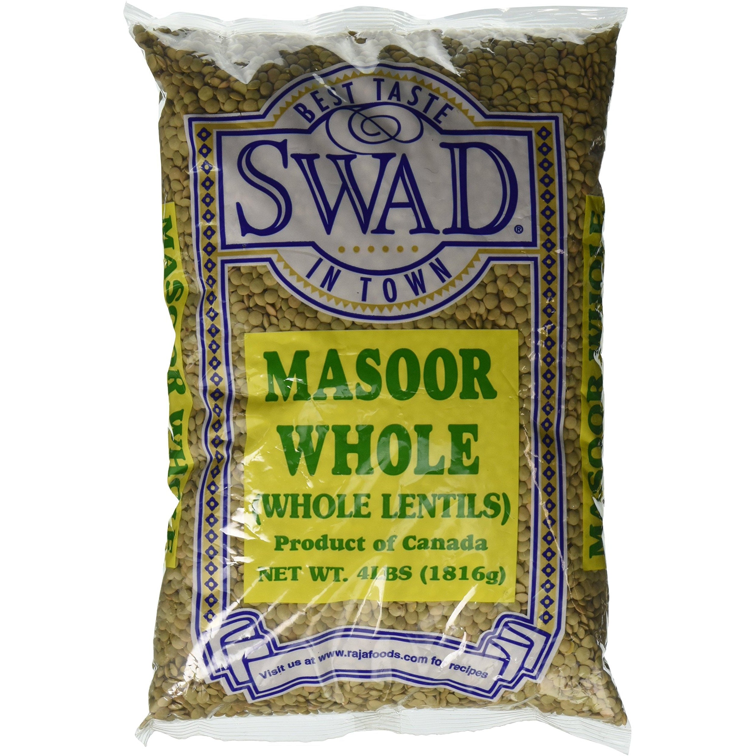 Swad Masoor Ganze (ganze Lentls) 2Lbs