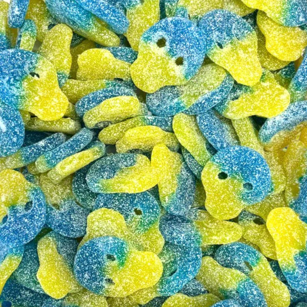 Schwedische saure Himbeerschädel 1/2 lb