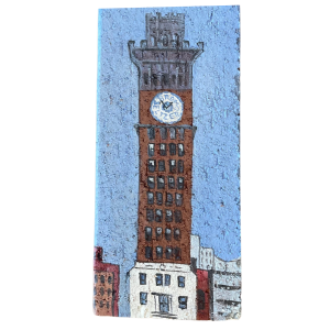 linda amtmann handbemalte Ziegel- Bromo Turm