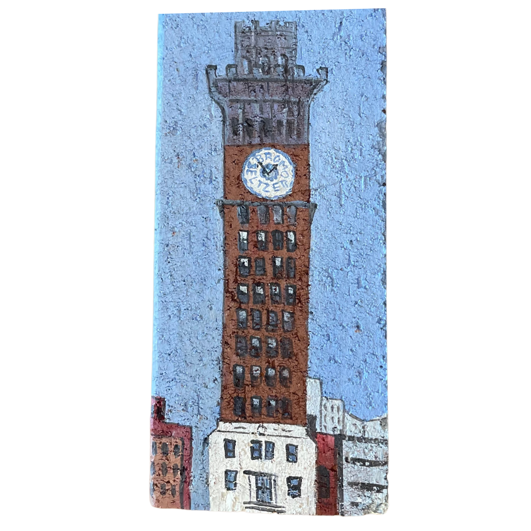 Linda Amtmann Handbemalter Ziegelstein - Bromo Tower