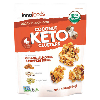 InnoFoods Bio-Kokosketo-Cluster, 16 Unzen.