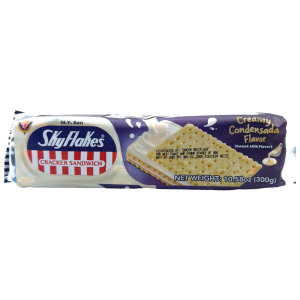 M.Y. San – Skyflakes Cracker Sandwich – Condensada süßen Milchgeschmack – 10 Packungen – 300 g