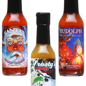 Santa, Rudolph and Frosty Complete scharfe Sauce Urlaub Geschenk-Set