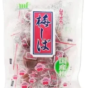 Muraoka, Umeshiba, rote Karikari ume, ganze eingelegte Ume Pflaume, knusprig, – 95g