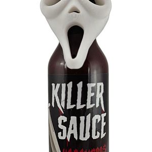 Killer Screaming Habaneros scharfe Sauce mit weißer Maske Flaschenkopf, . – 5oz