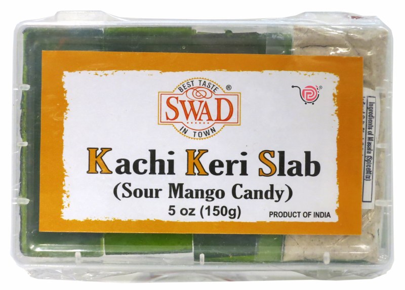 Swad Kachi Keri Slab (sauer Mango Süßigkeiten) 5oz (150g)