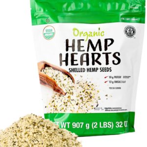 Kirkland Bio Hanfherzen, geschälte Hanfsamen, 2 lbs, hoch an Protein und Omega-3