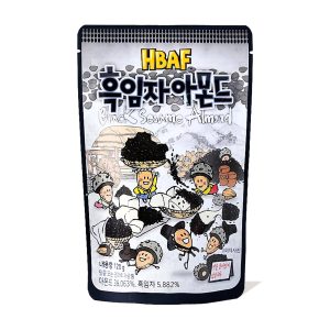HBAF Korean Style Mandeln: Schwarzer Sesam