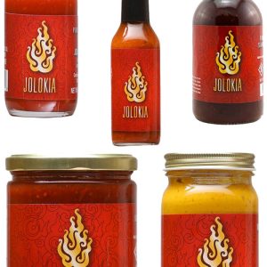Jolokia 10 scharfe Saucen Vielfalt Geschenk-Set,,, ,,. – 2oz / 5oz / 9oz / 12oz / 16oz