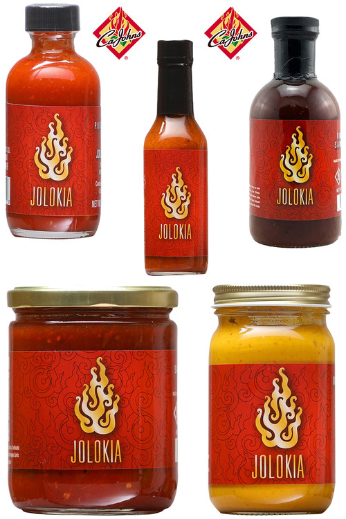 Jolokia 10 heiße Saucen Vielfalt Geschenk-Set, 2oz, 5oz, 9oz, 12oz, 16oz
