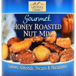 Savanna Orchards Gourmet Honig geröstete Nuss Mischung mit Macadamia, 30 Unzen (2 Packung)