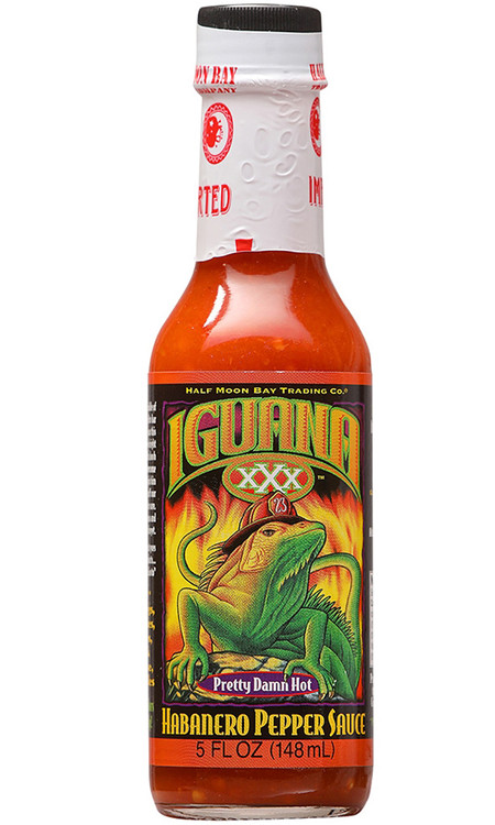 Iguana XXX Ziemlich Damn Hot Habanero Pfeffersauce, 5oz