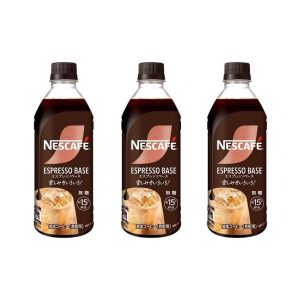 Nescafé Espresso Base ungesüßter konzentrierter Kaffee (Packung mit 3) – 500ml