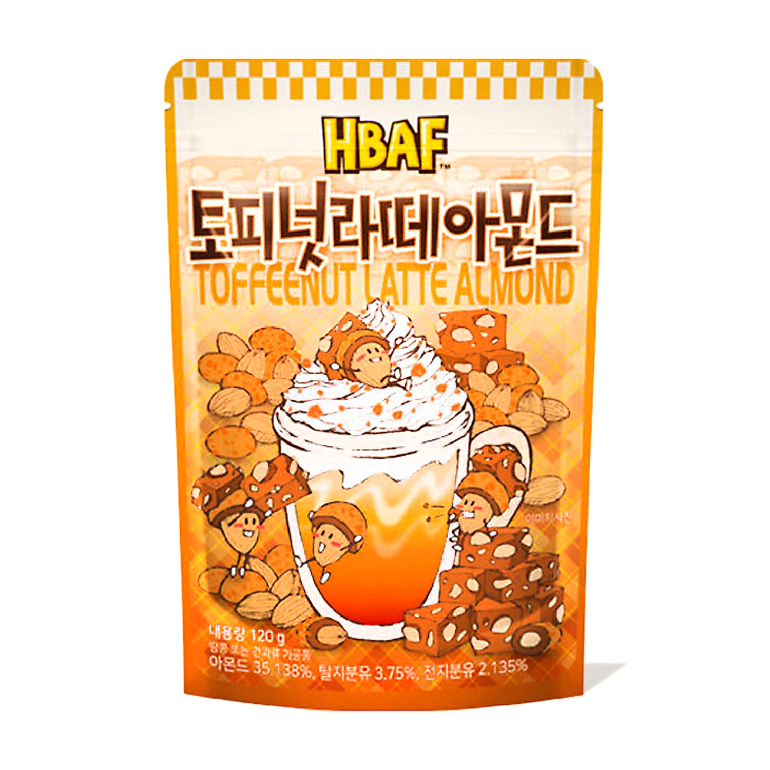 HBAF Koreanische Mandeln: Toffeenut Latte