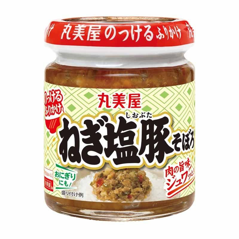 Marumiya, Nokkeru Furikake, Weiches Gewürz für Reis, Negi Shio Buta, Salz Schweinefleisch, 100g