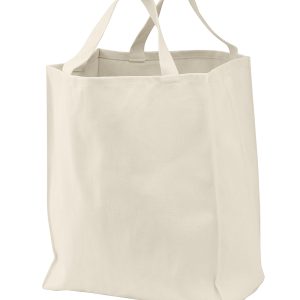 Ideale Twill-Einkaufstasche von Port Authority. B100