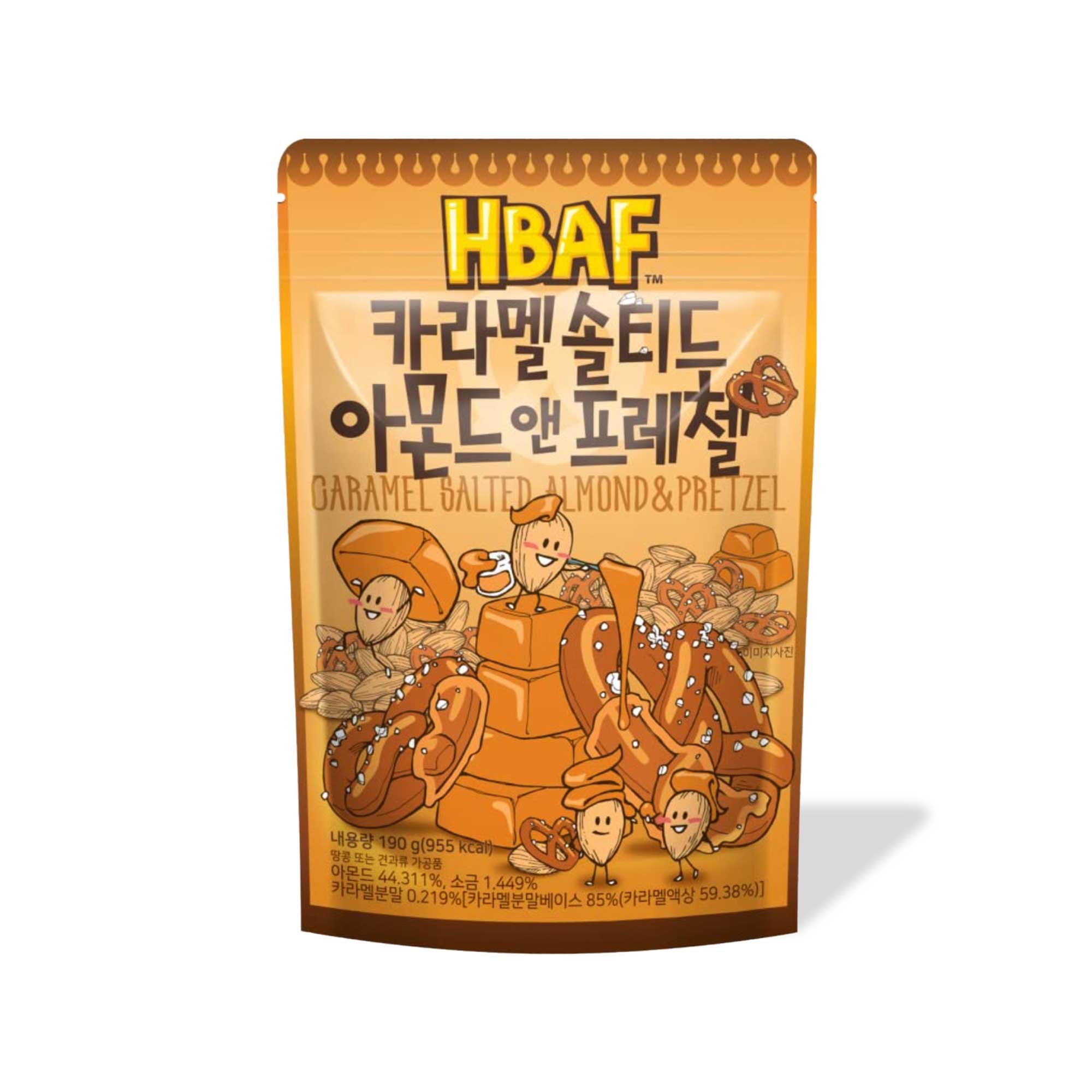HBAF Koreanische Mandeln: Gesalzener Karamell & Brezel