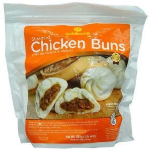 Goldlöckchen – Siopao-Hühnchen – (gedämpfte Hähnchenbrötchen) – 4 Stück
