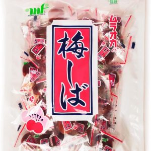 Muraoka, Umeshiba, rot karikari ume, eingelegte ume Pflaume, knusprig, ganz, – 410g