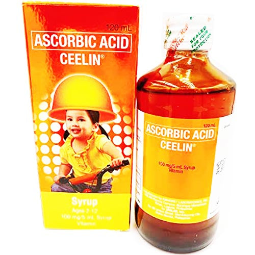 Ceelin Ascorbinsäure 120ml – ORANGE Geschmack