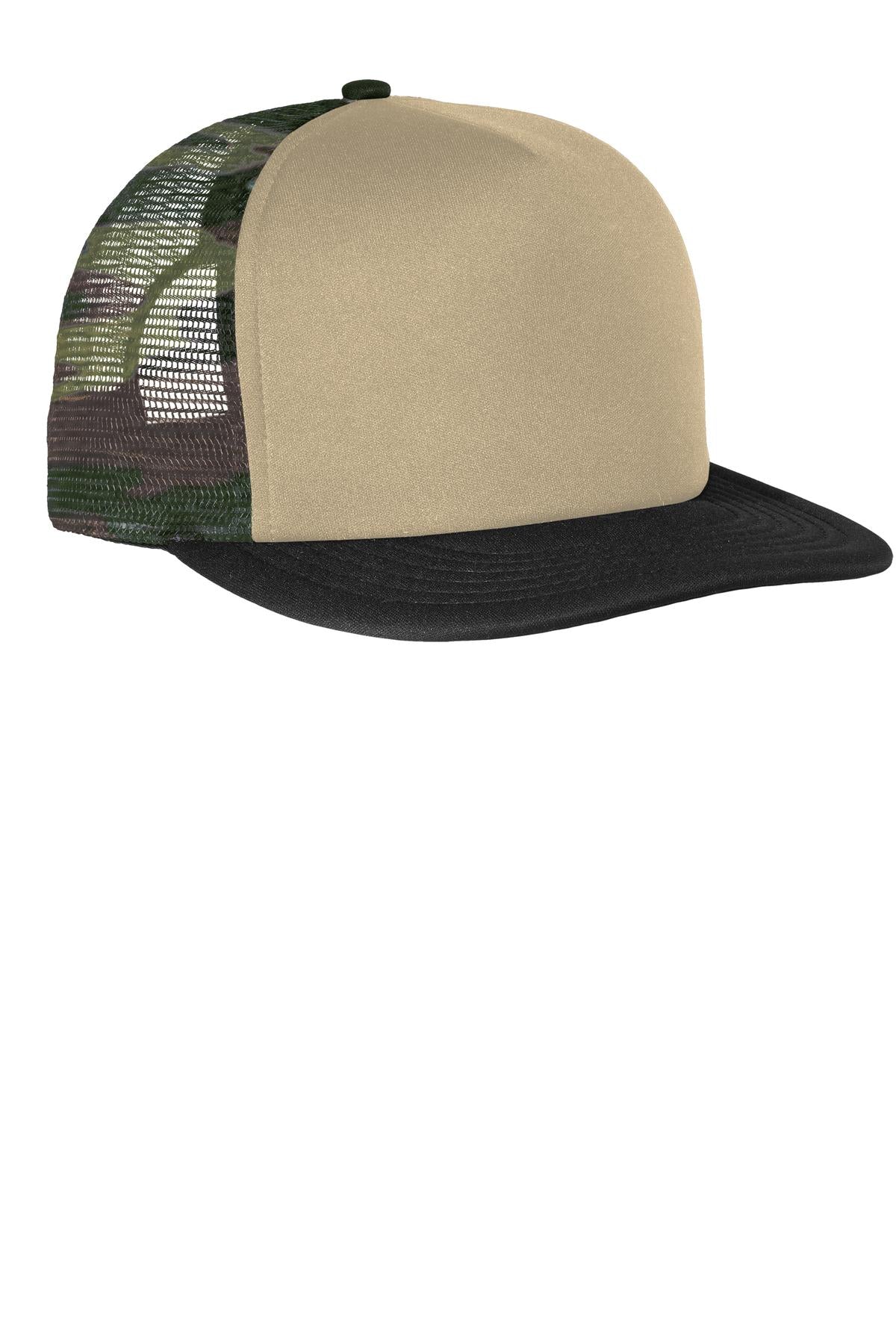 District Flache Bill Snapback Trucker Kappe